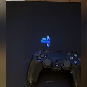 playstation 4 with controller